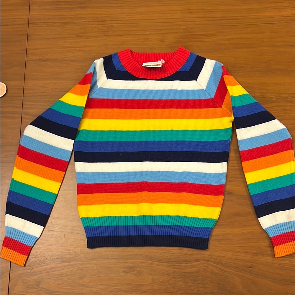 Colorful Striped Kids Sweater